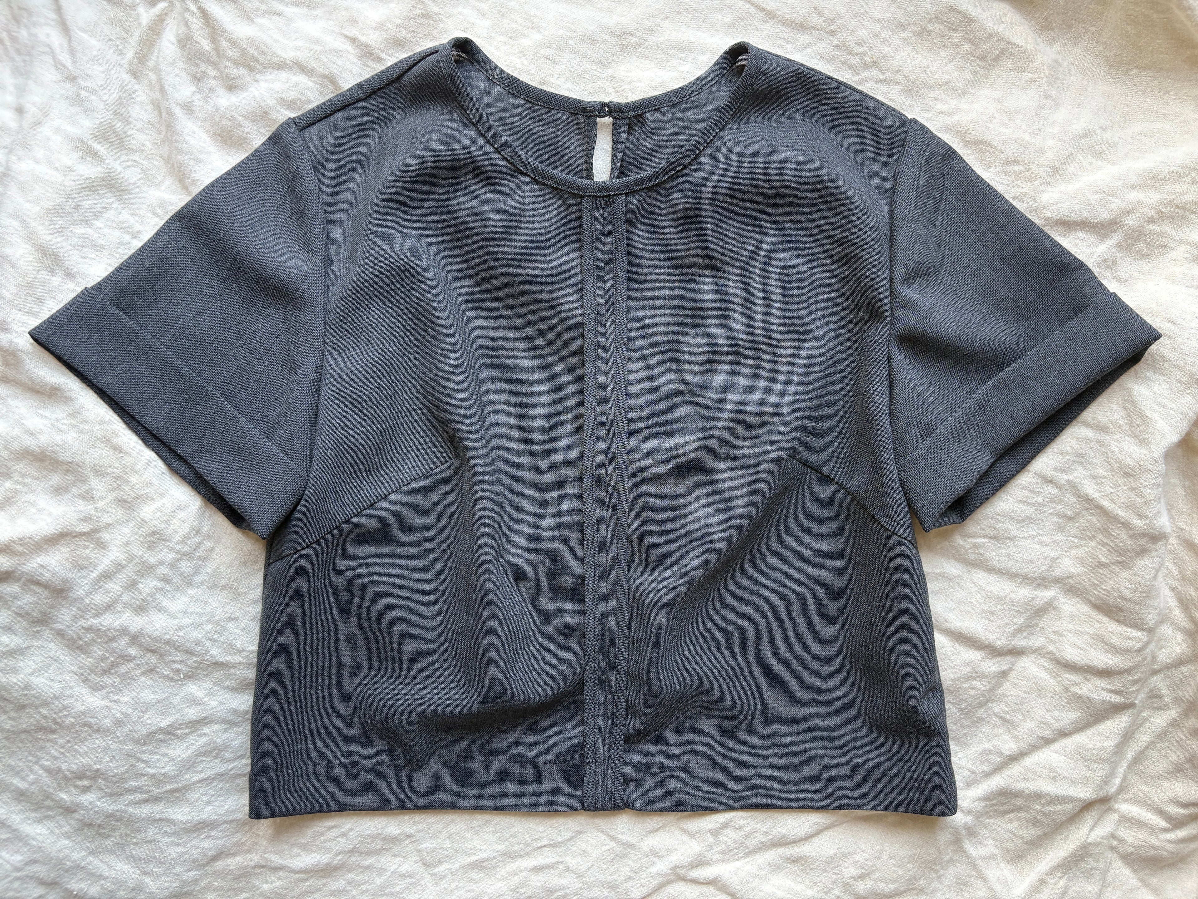 [Pre-Order / 預售] Josie Top 反折袖羊毛混紡上衣