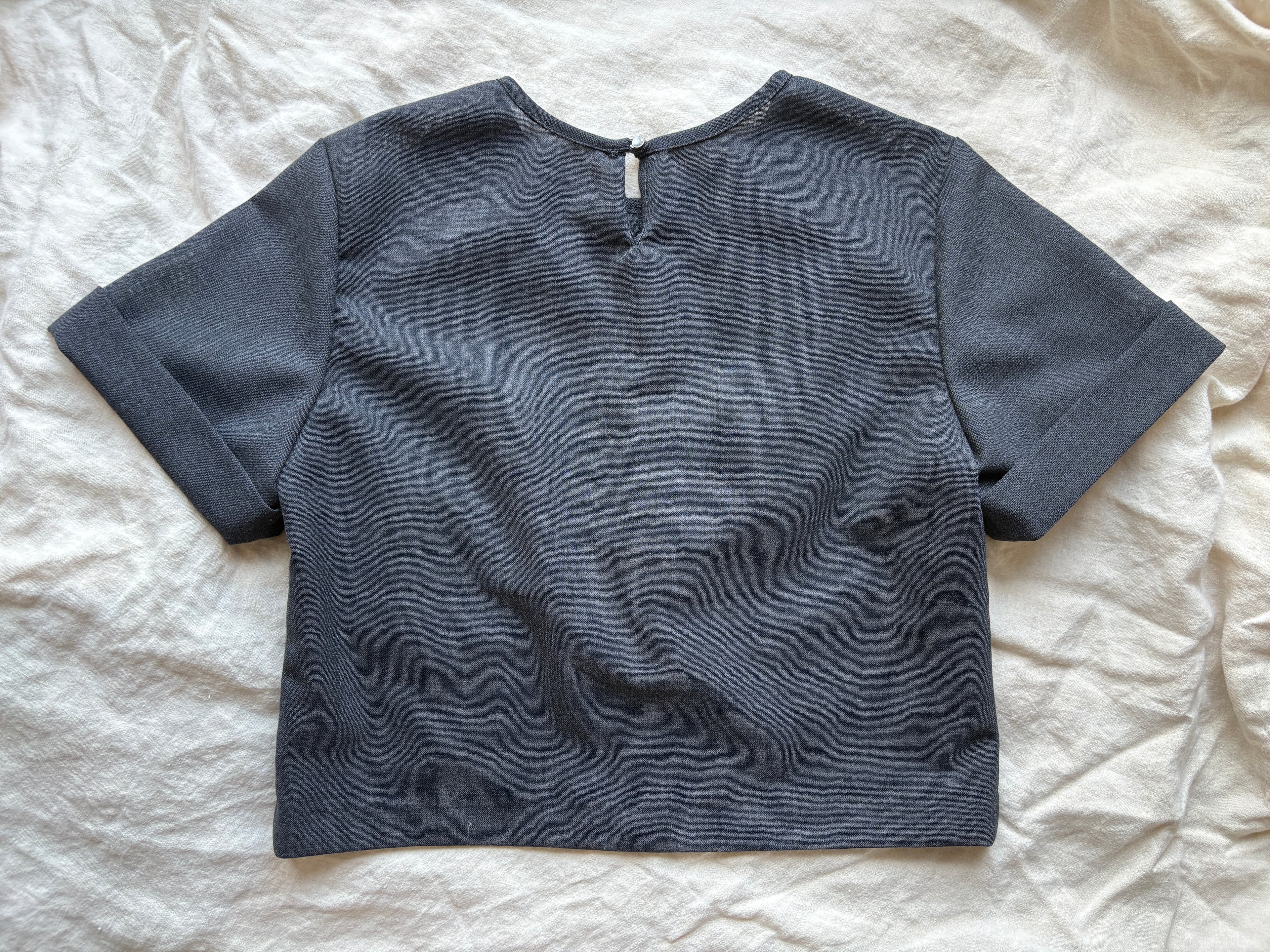 [Pre-Order / 預售] Josie Top 反折袖羊毛混紡上衣